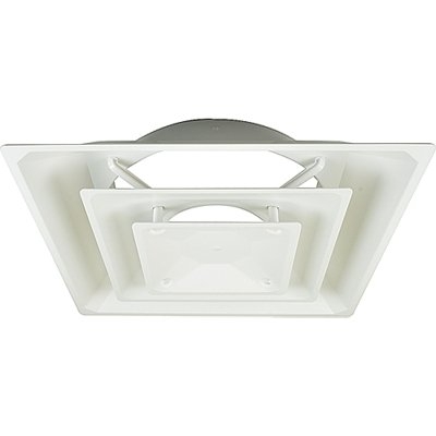 FMP 556-1005 3-Tier Air Diffuser w/ 4-Way Air Distribution, Square, 24