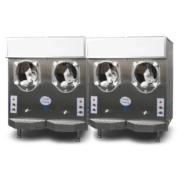 Frosty Factory 215R Non-Carbonated Frozen Drink Machine w/ (2) 12-Qt. Hoppers, 2 Dispensers, (1) remote condenser,  Cylinder Type