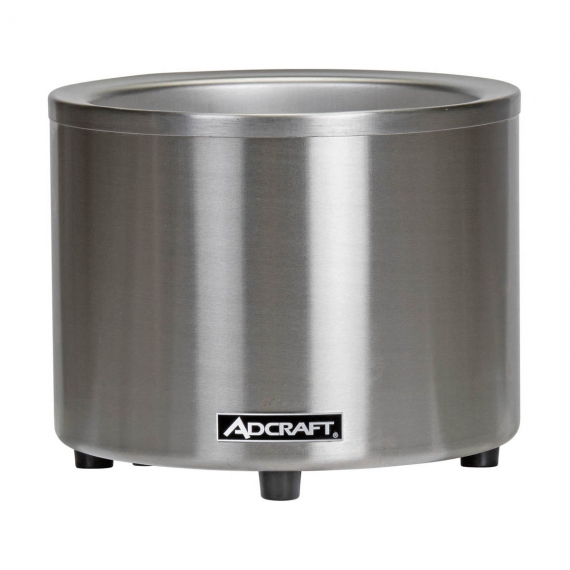Adcraft FW-1200WR Countertop Round Food Cooker/Warmer w/ 7/11 Qt. Capacity