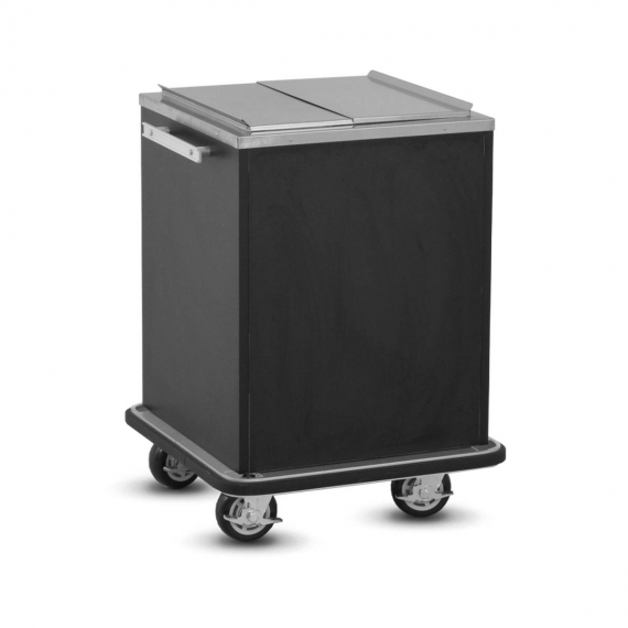 FWE IC-200 Professional Series Insulated Mobile Ice Bin w/ 200-Lb. Capacity, Sliding Lid, Laminated