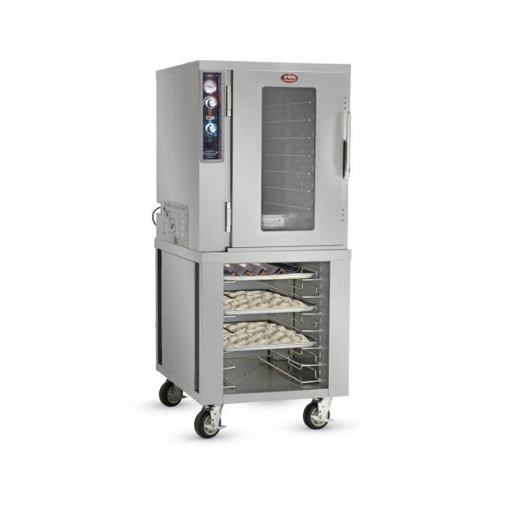 FWE PH-1826-7 Half-Height Mobile Heated Holding Proofing Cabinet