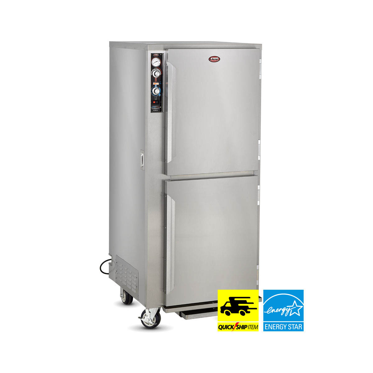 FWE PHU-12 Mobile Full Height InsulatedHeated/Proofing Cabinet, (1) Stainless Steel Door, 1 section w/1 compartment