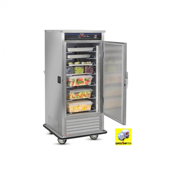 FWE URS-10 Mobile Reach In  Refrigerator, One Section, Solid Door, (10) 18