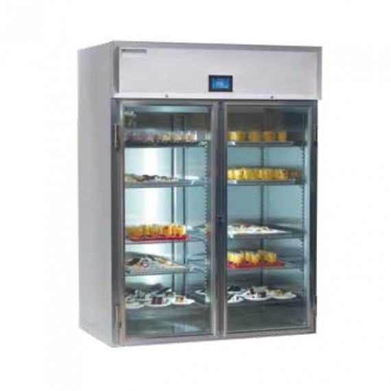Delfield GAHRI1-G One Section Roll-In Heated Cabinet with Solid Door