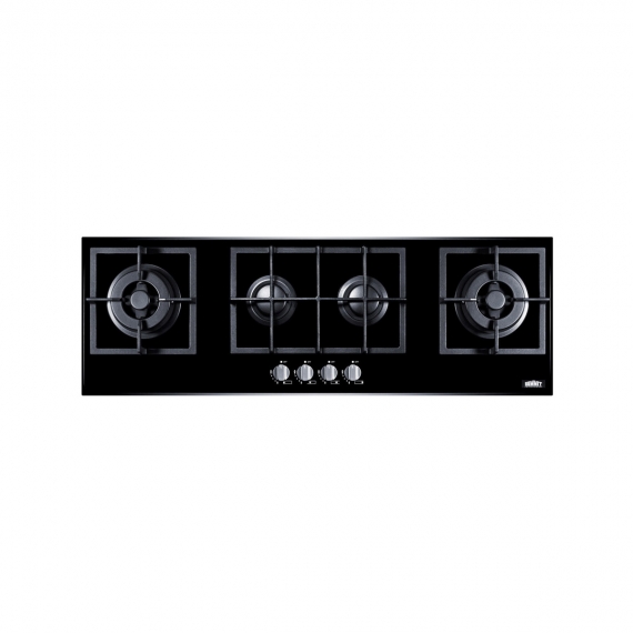 Summit GC443BGL Gas-On-Glass Cooktop with (4) sealed burners