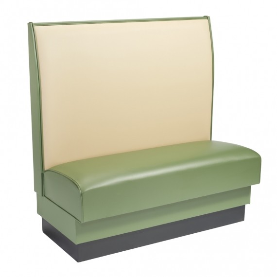 G & A CLASSIC-S-42 Classic Booth, Upholstered Back and  Upholstered Seat