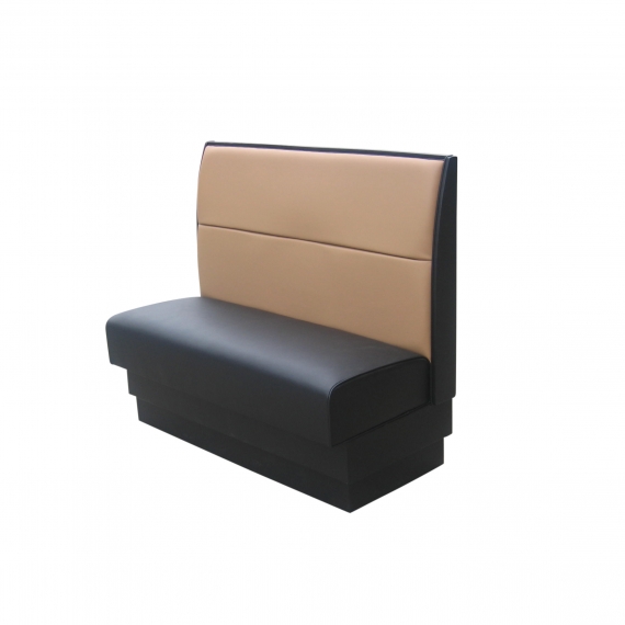 G & A HORIZONTAL-1/2-48 Booth,  Upholstered Seat