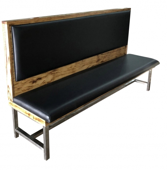 G & A NOVAC-S-42 Novac Booth, Upholstered Back and Upholstered Seat
