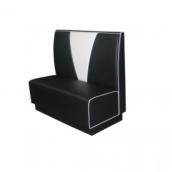 G & A V BACK-S-42 Booth, Upholstered Seat