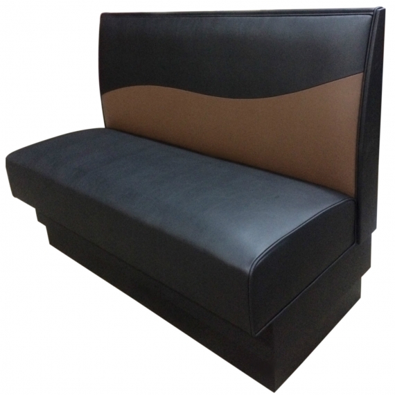 G & A WAVE-1/2-42 Booth, Upholstered Seat
