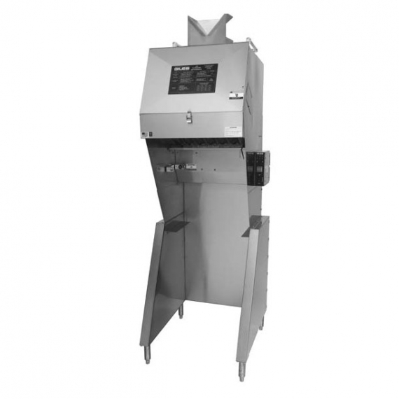 Giles FSH-2 Freestanding Ventless Recirculating Hood w/ 3-Stage Filtration, for Electric Fryers