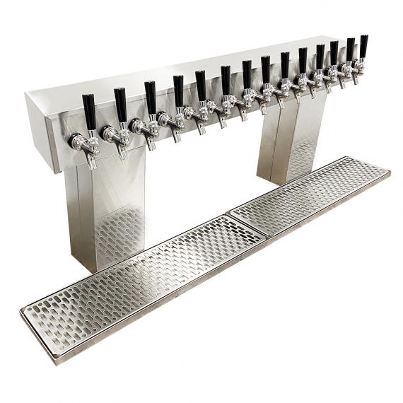 Glastender BRT-14-MF Bridge Beer / Wine Dispensing Tower w/ (2) 6
