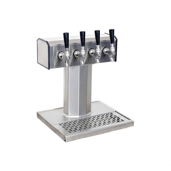 Glastender BT-4-MF Tee Draft Beer / Wine Dispensing Tower w/ (1) 5
