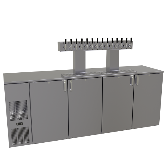 Glastender C1FB92-DD Refrigerated Back Bar Cabinet