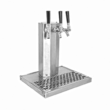 Glastender CT-2-MFR Column Draft Beer / Wine Dispensing Tower w/ 1 Tower, 2 Faucets, Gylocol-Cooled