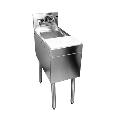 Glastender MFS-12 Stainless Steel Underbar Mixology Unit, Faucet Included - 12