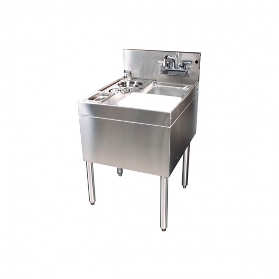 Glastender MFT-20 Stainless Steel Underbar Mixology Unit, Faucet Included - 20