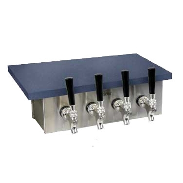 Glastender UC-8-SSR Draft Beer / Wine Dispensing Tower w/ Underbar Mounting, 8 Faucets