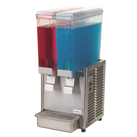 Crathco® E29-3 Classic Bubbler® Mini-Twin Pre-Mix Cold Beverage Dispenser
