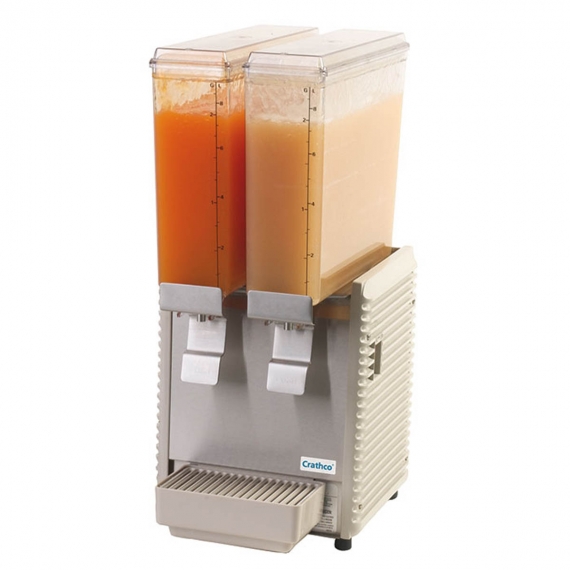 Crathco® E29-4 Classic Bubbler® Mini-Twin Pre-Mix Cold Beverage Dispenser