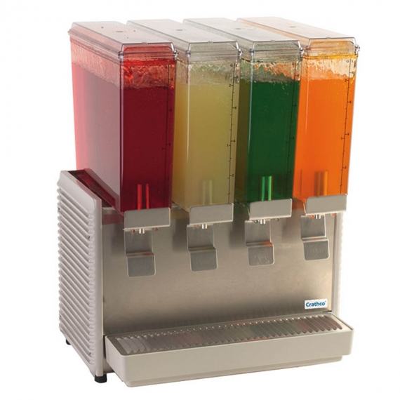 Crathco® E49-4 Classic Bubbler® Mini-Quad Pre-Mix Cold Beverage Dispenser