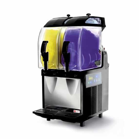 Crathco® I-Pro 2E Frozen Granita Dispenser With Light Panel, Double 2.9 Gallon Bowl