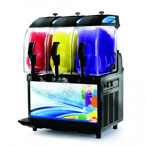 Crathco® I-Pro 3M Frozen Granita Dispenser, Triple 2.9 Gallon Bowl