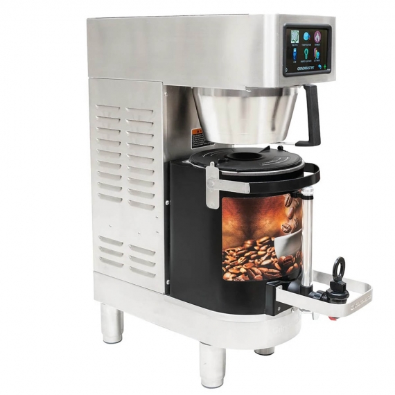 Grindmaster PBC-1W Single Coffee Brewer for Thermal Server For 1.5-Gal Warmer Shuttle