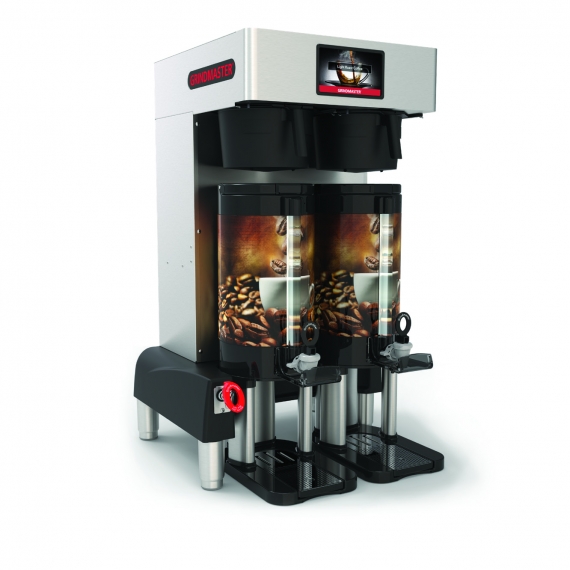Grindmaster PBC-2VS Double Coffee Brewer for Thermal Server For 1.5-Gal Vacuum Shuttle