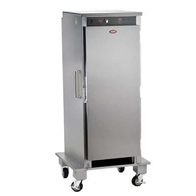 FWE HHC-CC-201-MW One Section Roll-In Heated Cabinet with Swing Solid Door
