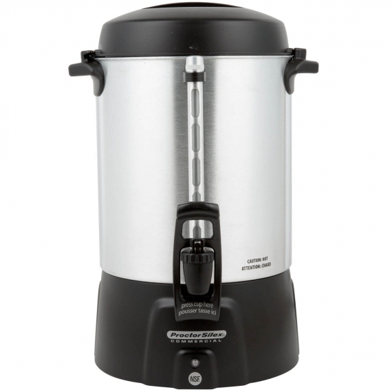 Hamilton Beach 45060R - Proctor-Silex® Coffee Urn, 60 Cup/2.34 Gallon Capacity, Single Wall Insulation with Dual Heaters