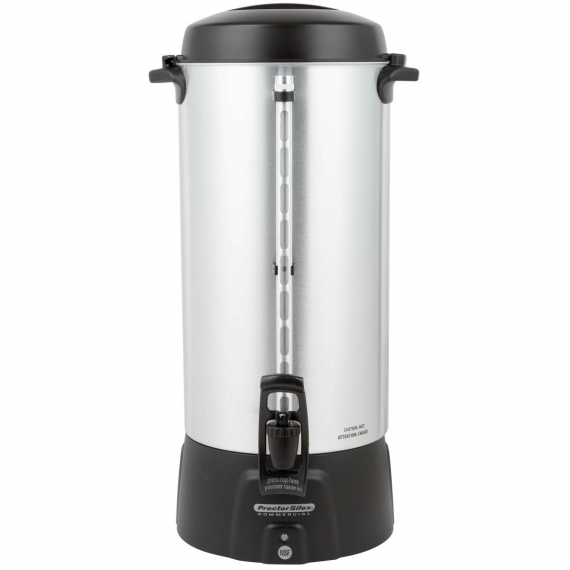 Hamilton Beach 45100R - Proctor-Silex® Coffee Urn, 100 Cup/3.9 Gallon Capacity, Single Wall Insulation with Dual Heaters