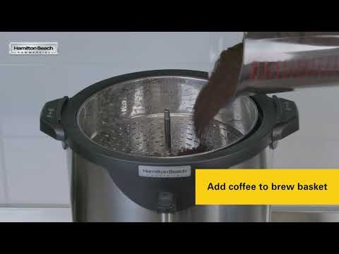 Hamilton Beach HCU040S - Coffee Urn, 40 Cup Capacity, Double Wall  Insulation