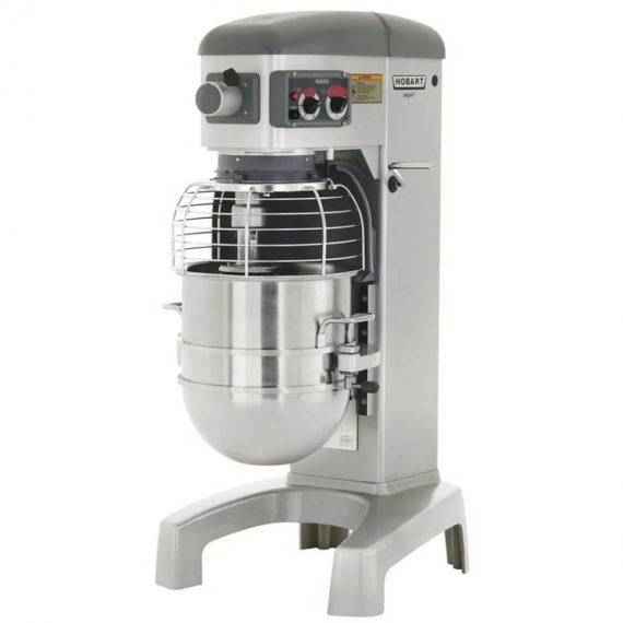 Hobart HL400-4STD Floor Model 40-Qt Planetary Mixer with Guard and Standard Attachments, #12 Hub, 3-Speed, 1-1/2 Hp