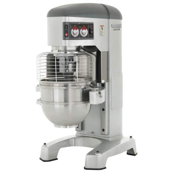 Hobart HL800-1STD Floor Model 80-Qt Planetary Mixer with Guard and Standard Attachments, 4-Speed, 3 Hp