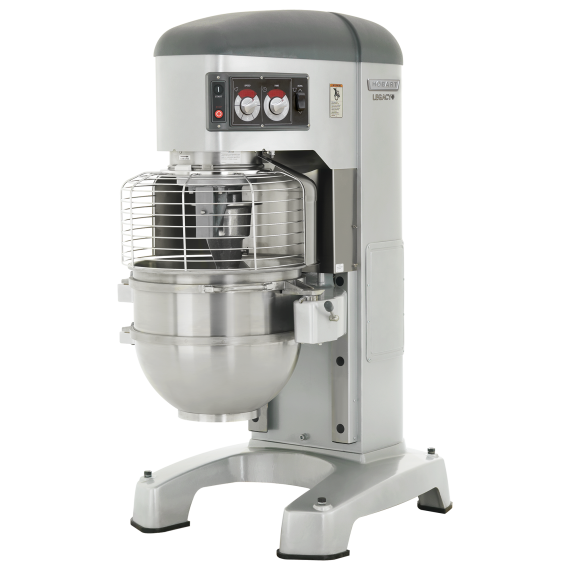 Hobart HL800C-2STD Floor Model 80-Qt Correctional Planetary Mixer with Guard and Standard Attachments, 4-Speed, 3 Hp