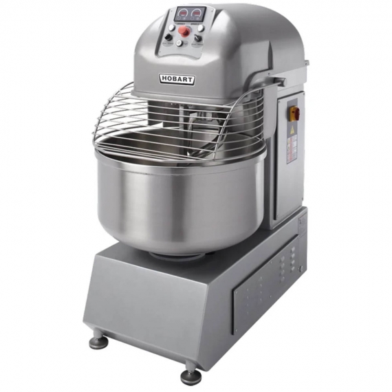 Hobart HSL300-1 Spiral Mixer with 228-Qt Fixed Bowl, 2-Speed, 300 Ibs Capacity, 7 Hp Spiral Motor and 3/4 Hp Bowl Motor