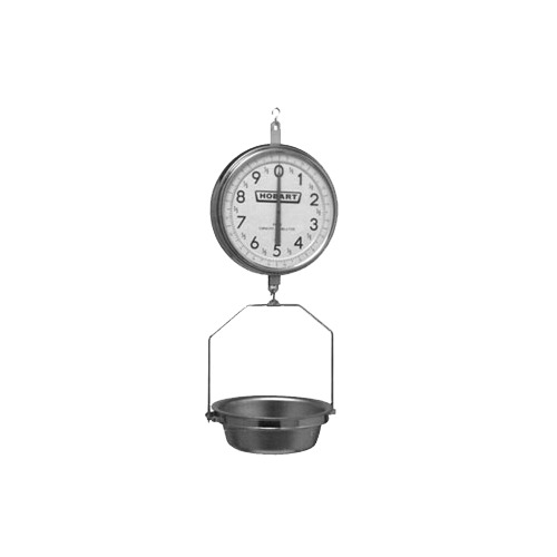 Hobart PR30-1 Hanging Dial Scale, Dual Face Chart, 30 lb  x 1 Oz,  (2) Automatic Dampeners, Chrome Finished Head