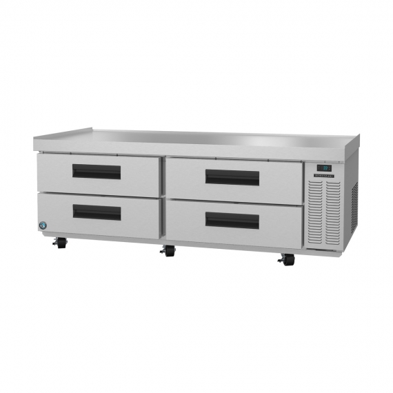 Hoshizaki CR72A Steelheart Chef Base Refrigerator w/ 4 Drawers and Marine Edge Top, Low Profil, 15.5 cu. ft.
