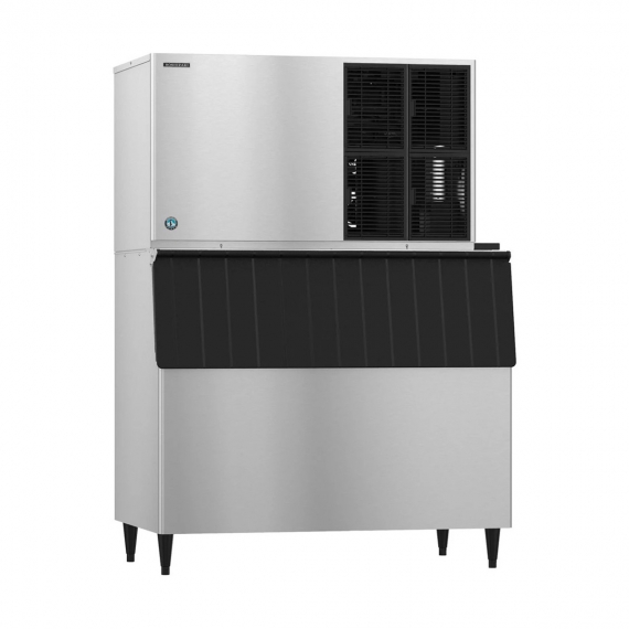 Hoshizaki KM-1601SAJ/B-800SF Crescent 1513 lbs Ice Machine with Bin, Air Cooled, 800 lbs Storage