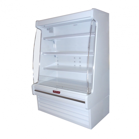 Howard-McCray R-OD30E-12-LED 147'' Vertical Open Air Dairy Merchandiser in White, Remote Refrigeration, 3 Shelves, w/ LED Lighting
