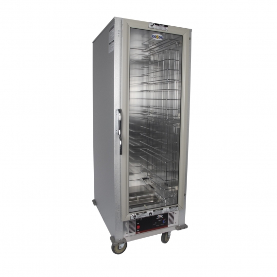 Cozoc HPC7101-C9F9 Mobile Universal Insulated Heated Proofer Cabinet, Full Size, 32 Pans