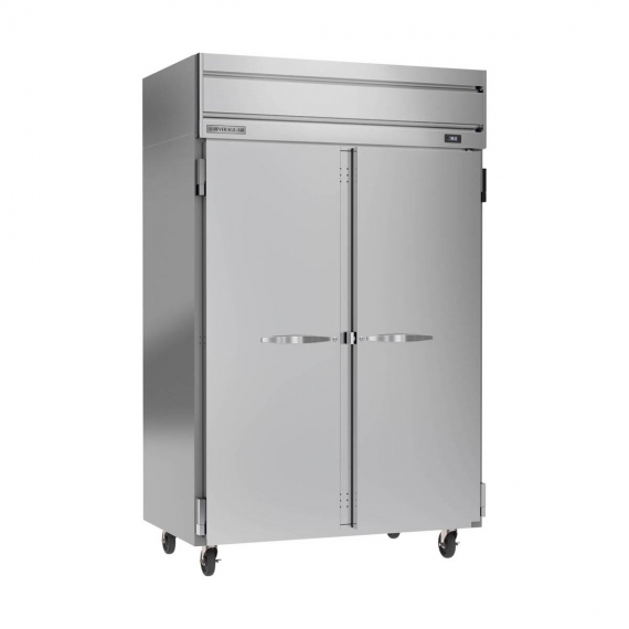 Beverage Air HRS2HC-1S Two Section Reach-In Refrigerator w/ 2 Solid Full Doors, Top Mounted, 1/3 hp, 47 cu. ft.