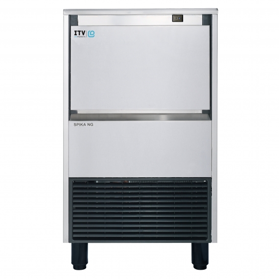 ITV SPIKA NG 130 Ice Maker with Bin, 44.1 lbs, Adjustable Cubes, 134 lbs/Day