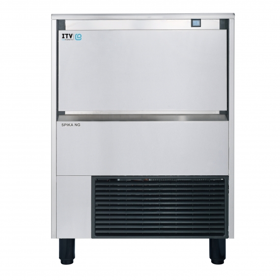 ITV SPIKA NG 215 Ice Maker with Bin, 77 lbs, Adjustable Cubes, 226 lbs/Day