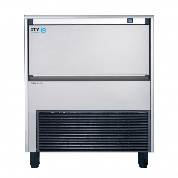 ITV SPIKA NG 285 Ice Maker with Bin, 99 lbs, Adjustable Cubes, 323 lbs/Day