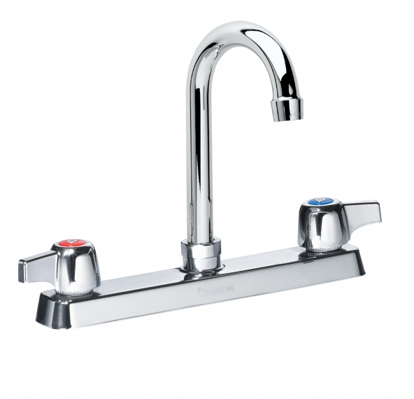 Krowne 13-801L Silver Series Low Lead Deck Mount Faucet w/ 8