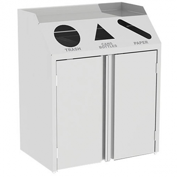 Lakeside 4315 Metal Recycling Receptacle / Container