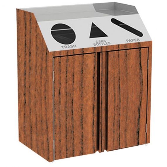 Lakeside 4415 Metal Recycling Receptacle / Container
