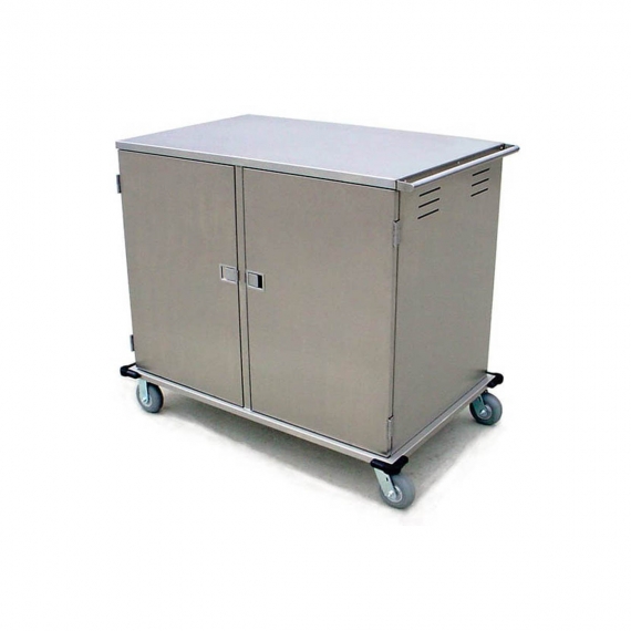 Lakeside 5624 Elite Series Enclosed Meal Tray Delivery Cart, Low Profile- 24 Tray Capacity